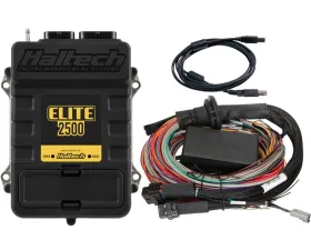 Haltech Elite 2500 w/ Premium Universal Wire-in Harness Kit Length: 2.5m (8')