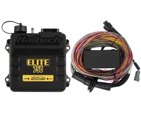 Haltech Elite 750 ECU w/ 8 inch Premium Universal Wire-In Harness Kit