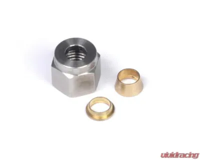 Haltech 1/4" Nut and Brass Ferrule Only - HT-010808