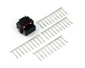 Haltech AMP 34 Pin 4 Row Key 2 4 Keyway Superseal Connector Plug and Pins Only