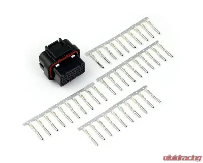 Haltech AMP 34 Pin 4 Row Key 2 4 Keyway Superseal Connector Plug and Pins Only - HT-030011