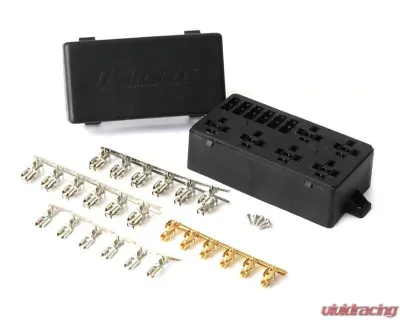 Haltech 6 Circuit Haltech Fuse Box w/ Lid - HT-030102