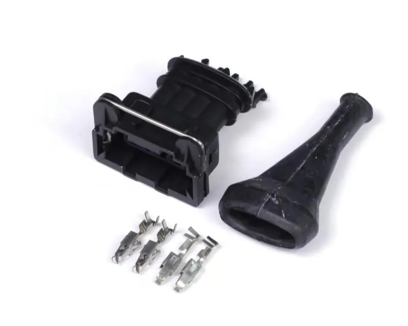 Halttech Bosch 4 Pin Junior Timer Female Connector Plug and Pins Only - HT-030311
