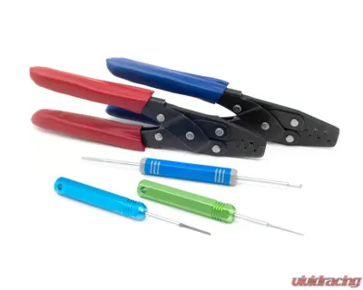 Haltech Dual Crimper Set w/ 3 Pin Removal Tools - HT-070300