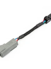 Haltech CAN Adaptor Cable DTM-4 Female Receptacle | Socket to 8 pin Black Tyco 75mm 3                                     - HT-130040 - Image 2