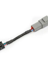 Haltech CAN Adaptor Cable DTM-4 Female Receptacle | Socket to 8 pin Black Tyco 75mm 3                                     - HT-130040 - Image 2