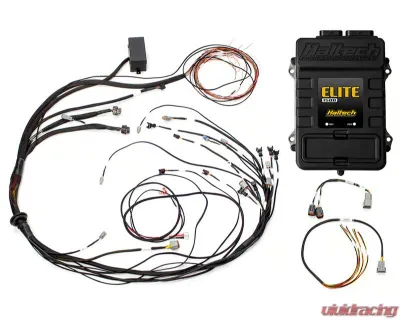Haltech Elite 1500 w/ Flying Lead Ignition Terminated Harness Kit Mazda 13B S6-8 CAS - HT-150985