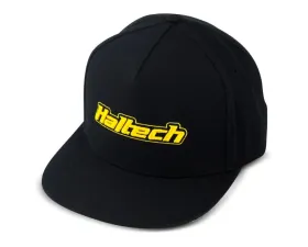 Haltech Snapback Cap Black with Yellow Logo