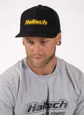 Haltech Snapback Cap Black with Yellow Logo                                     - HT-301001 - Image 3
