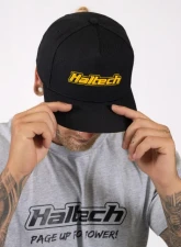 Haltech Snapback Cap Black with Yellow Logo                                     - HT-301001 - Image 4