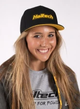 Haltech Snapback Cap Black with Yellow Logo                                     - HT-301001 - Image 5