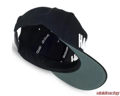 Haltech Snap Back Black with White Text - HT-301002