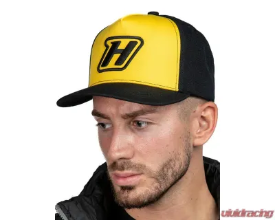 Haltech Snap Back Yellow with H Logo - HT-301003