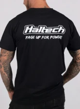 Haltech "Classic" T-Shirt Black L                                     - HT-301640BL - Image 2