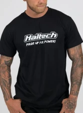 Haltech "Classic" T-Shirt Black L                                     - HT-301640BL - Image 7