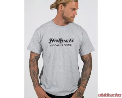 Haltech Classic T-Shirt Grey 5XL - HT-301640G5XL