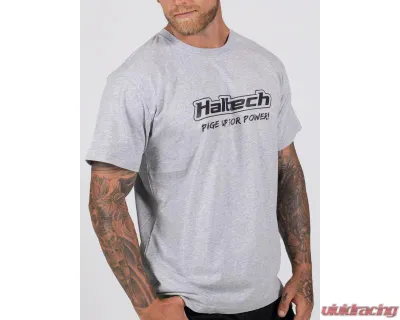 Haltech Classic T-Shirt Grey 5XL - HT-301640G5XL
