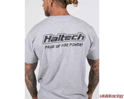 Haltech Classic T-Shirt Grey 5XL - HT-301640G5XL