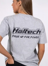 Haltech Classic T-Shirt Grey 5XL                                     - HT-301640G5XL - Image 5
