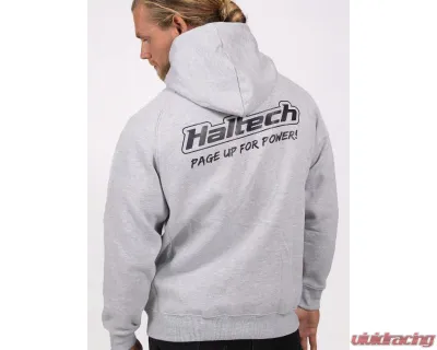 Haltech "Classic" Hoodie Grey L - HT-301910GL