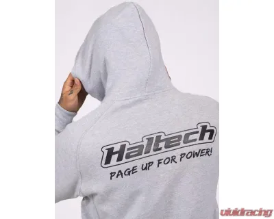 Haltech "Classic" Hoodie Grey L - HT-301910GL