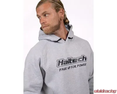 Haltech "Classic" Hoodie Grey L - HT-301910GL