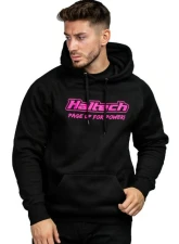 Haltech "Classic" Hoodie Black Pink 4XL                                     - HT-301910P-4XL - Image 5