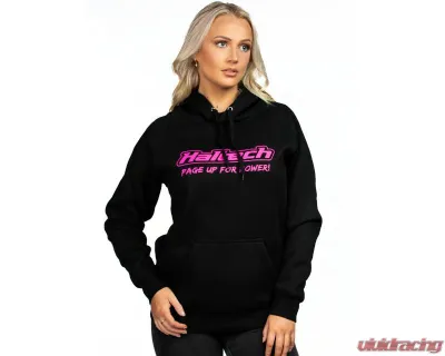 Haltech "Classic" Hoodie Black Pink 4XL - HT-301910P-4XL
