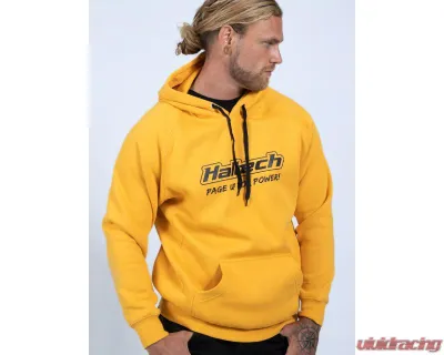 Haltech "Classic" Hoodie Yellow 2XL - HT-301910Y2XL