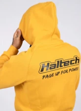 Haltech "Classic" Hoodie Yellow 2XL                                     - HT-301910Y2XL - Image 3