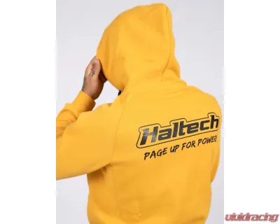 Haltech "Classic" Hoodie Yellow 2XL - HT-301910Y2XL