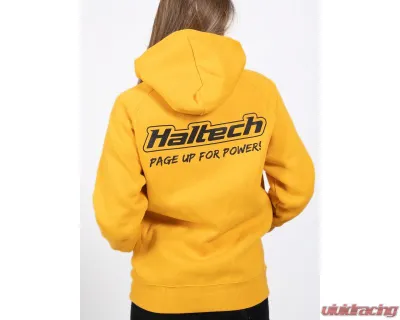 Haltech "Classic" Hoodie Yellow 2XL - HT-301910Y2XL