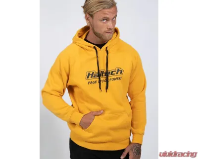 Haltech "Classic" Hoodie Yellow 2XL - HT-301910Y2XL