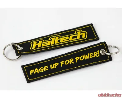 Haltech Fabric Keytag Black - HT-309006