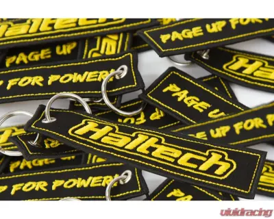 Haltech Fabric Keytag Black - HT-309006
