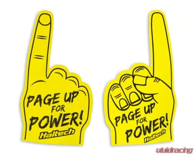 Haltech "Page Up for Power" Foam Finger - HT-309023