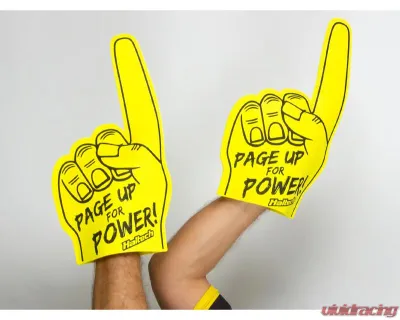 Haltech "Page Up for Power" Foam Finger - HT-309023