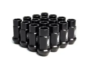Blox Racing Black 12 x 1.5mm Street Series Forged Lug Nuts 16pcs