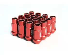 Blox Racing 16pc Red 12x1.50mm Street Series Forged Extended Lug Nut Set CLEARANCE