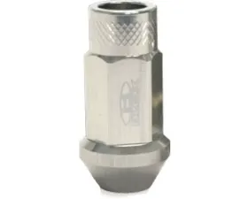 Blox Racing Silver Single 12x1.5mm Street Series Forged Lug Nuts