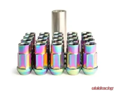 Blox Racing 12x1.5mm 7-sided Forged Ti Lug Nut 20pcs - BXAC-00133