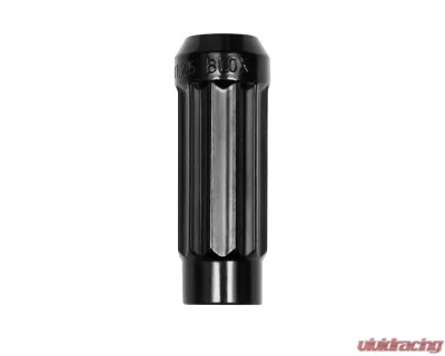 Blox Racing Single Piece Black Steel 12x1.5mm 12-Sided P17 Tuner Lug Nut - BXAC-00140-BK