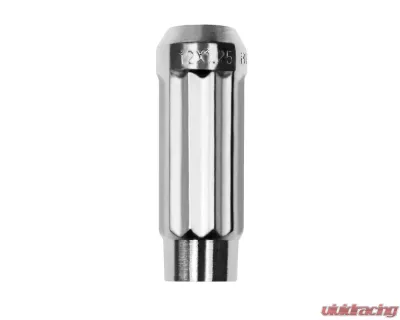 Blox Racing Single Piece Chrome Steel 12x1.5mm 12-Sided P17 Tuner Lug Nut - BXAC-00140-CH