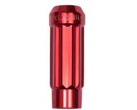 Blox Racing Single Piece Red Steel 12x1.25mm 12-Sided P17 Tuner Lug Nut