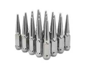Blox Racing 20pc Chrome 12 x 1.25mm Spike Forged Lug Nuts