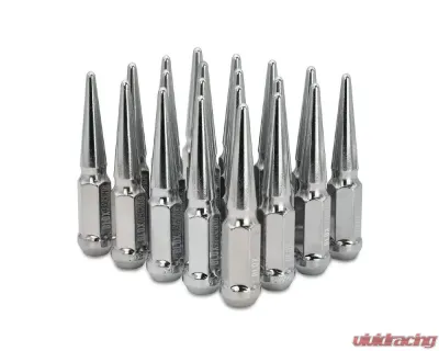 Blox Racing 20pc Chrome 12 x 1.25mm Spike Forged Lug Nuts - BXAC-00150-20