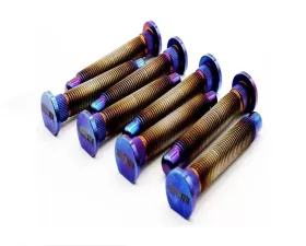 Blox Racing 8pc Burnt Xtreme Titanium Wheel Studs Honda