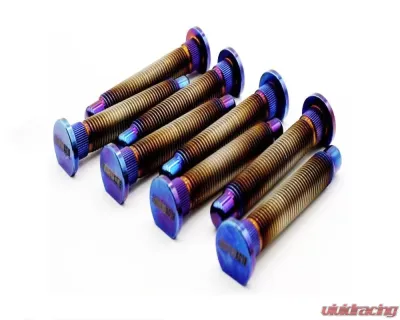 Blox Racing 8pc Burnt Xtreme Titanium Wheel Studs Honda - BXAC-00176-B