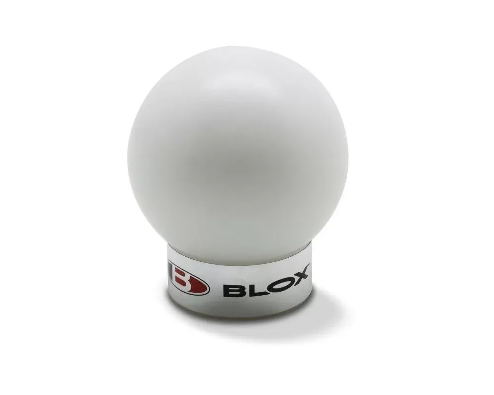 Blox Racing White 10x1.5 Delrin DR Spherical Shift Knob Acura | Honda - BXAC-00250-WH