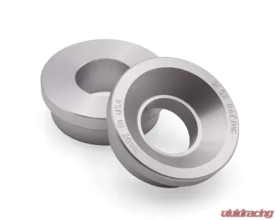 Blox Racing Silver 2-Piece Billet Aluminum Solid Shifter Bushing Honda | Acura B-Series Transmissions 1988-2001 - BXAC-00322-SI